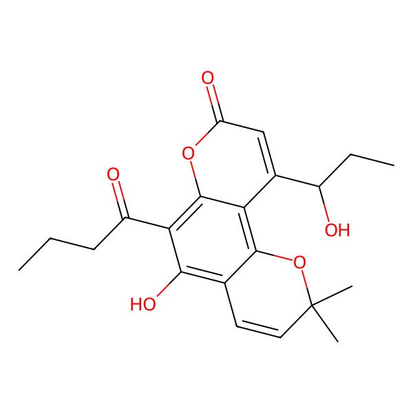 2D Structure of Deacetylmammea E/BC cyclo D