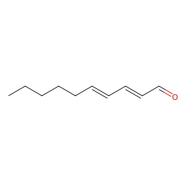 2D Structure of Deca-2,4-dienal