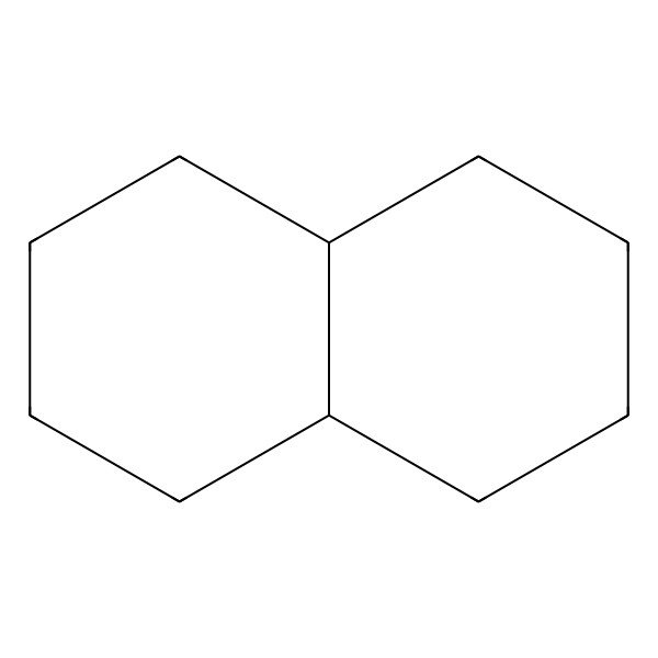 2D Structure of Decahydronaphthalene