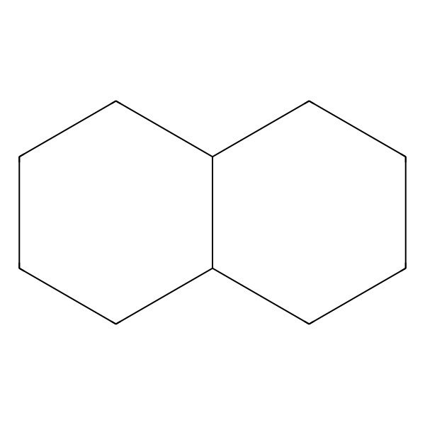 2D Structure of Decahydronaphthalene