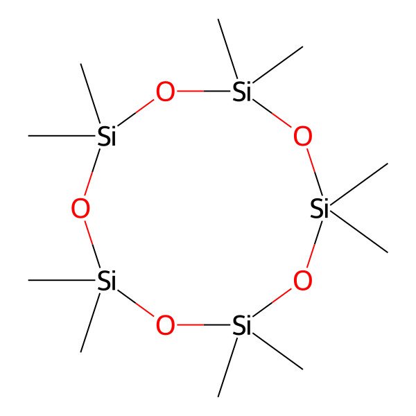 2D Structure of Decamethylcyclopentasiloxane