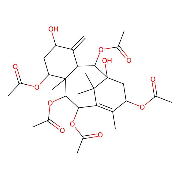 2D Structure of Decinnamoyl-1-hydroxytaxinine J