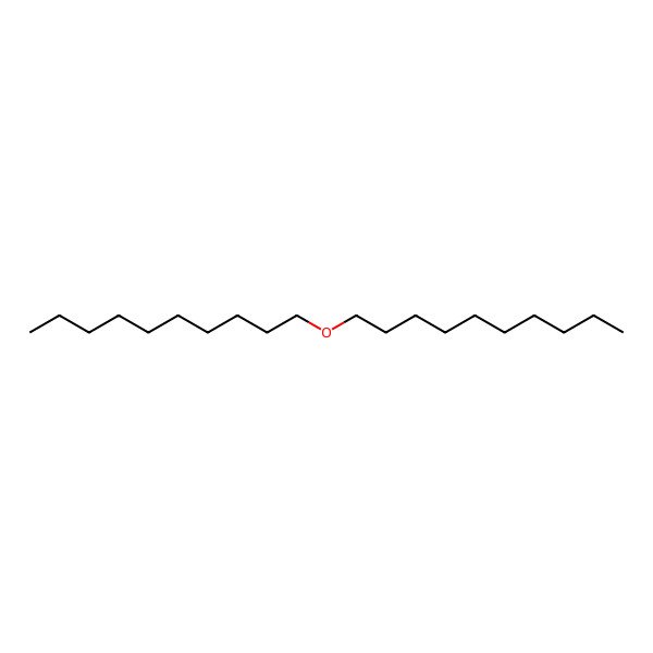 2D Structure of Didecyl Ether