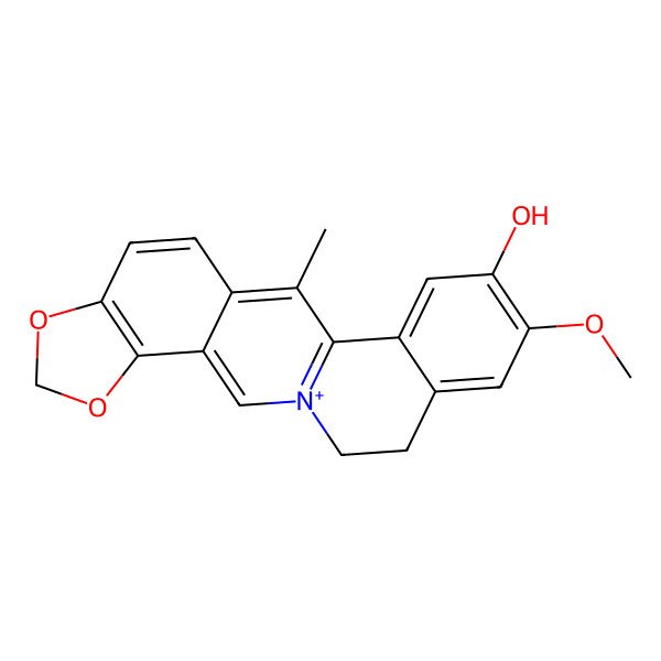 2D Structure of Dehydroapocavidine