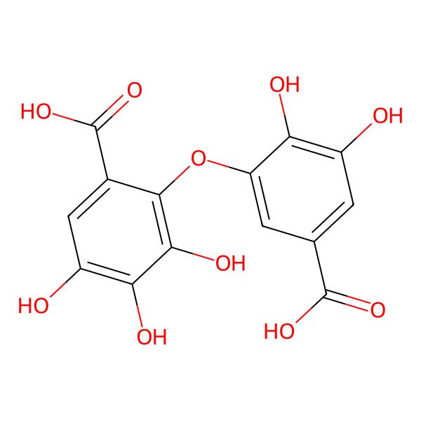2D Structure of Dehydrodigallic acid