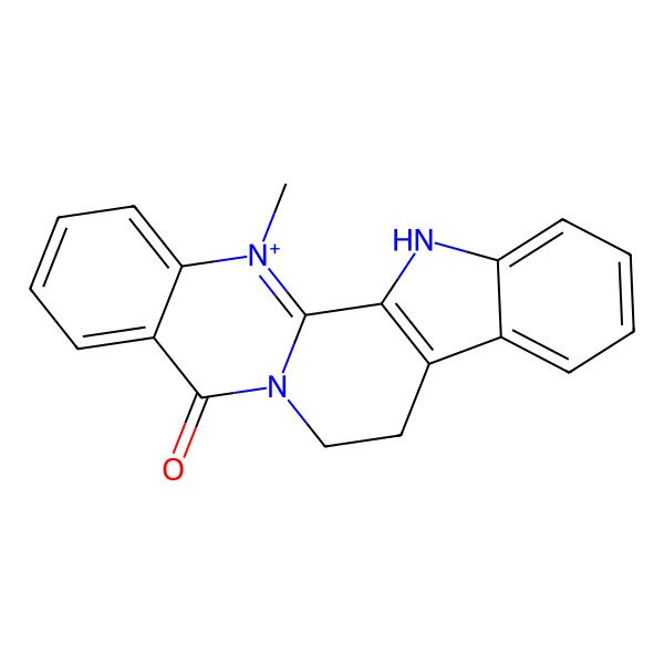 2D Structure of Dehydroevidiamine 2D Structure of Dehydroevidiamine