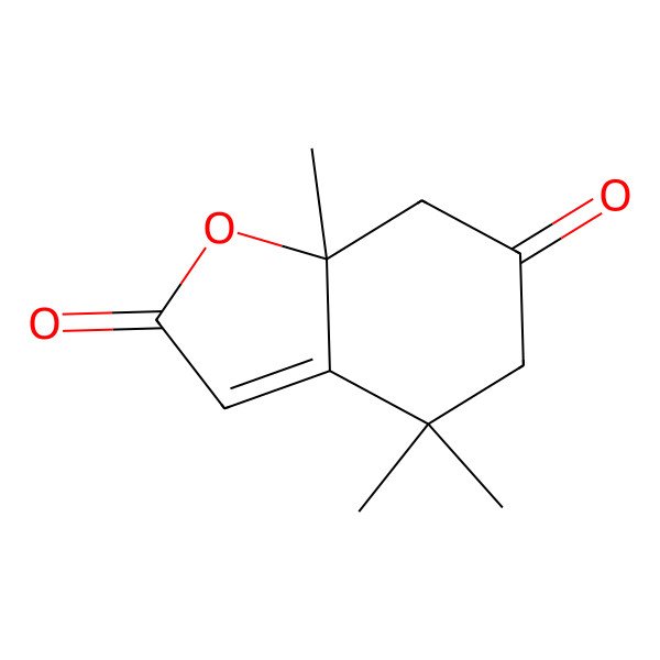 2D Structure of Dehydrololiolide, (R)-