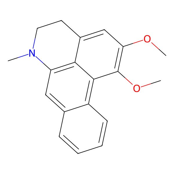 2D Structure of Dehydronuciferine