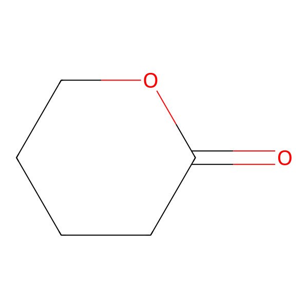 2D Structure of delta-Valerolactone