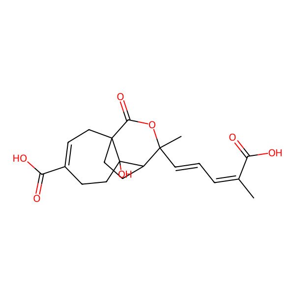 2D Structure of Demethoxydeacetoxypseudolaric acid B