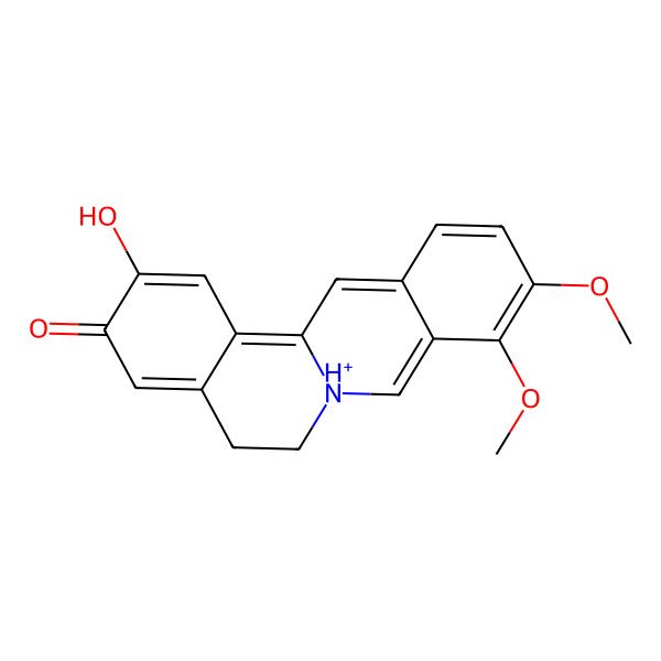 2D Structure of Demethyl eneberberine