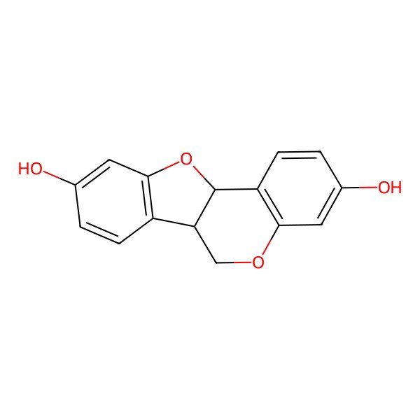 2D Structure of Demethyl medicarpin
