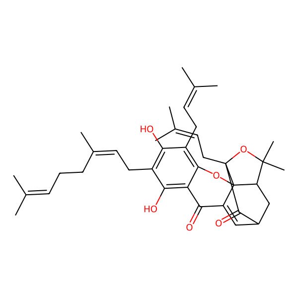 2D Structure of Deoxygambogenin