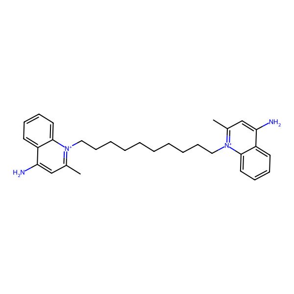 2D Structure of Dequalinium