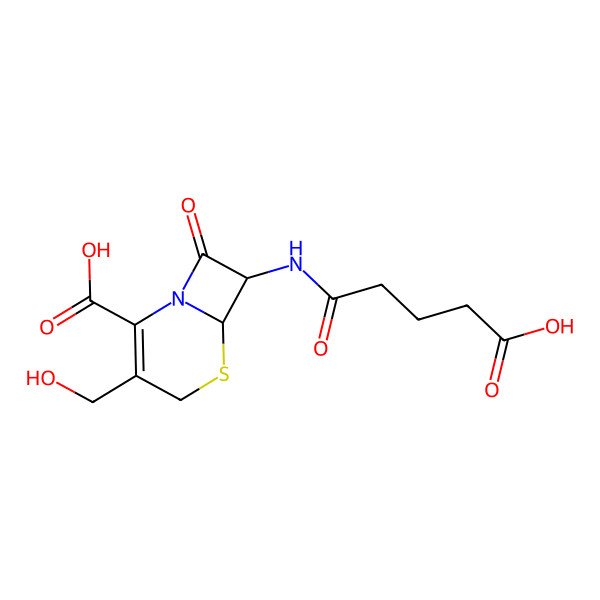 2D Structure of Desacetyl glutaryl 7-aminocephalosporanic acid