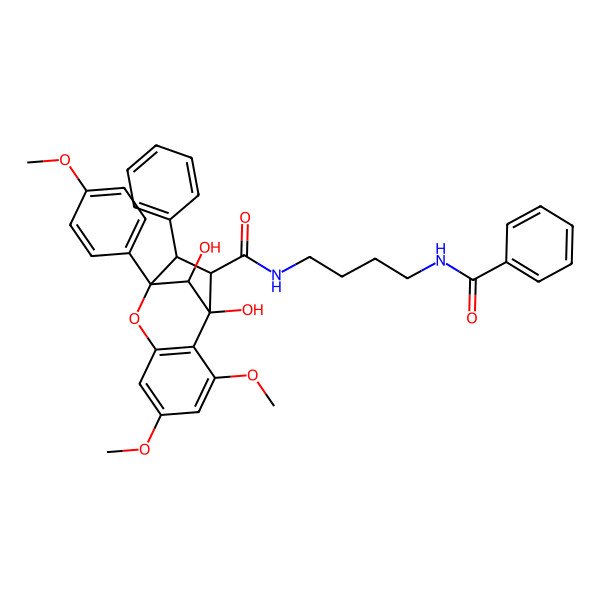 2D Structure of Desacetylpyramidaglain D