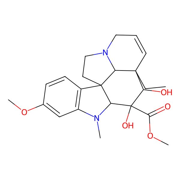 2D Structure of Desacetylvindoline