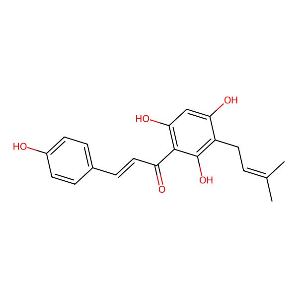2D Structure of Desmethylxanthohumol