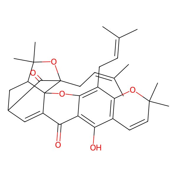 2D Structure of Desoxymorellin
