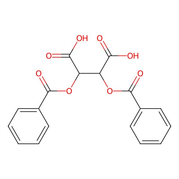 2D Structure of (+)-Dibenzoyl-D-tartaric acid