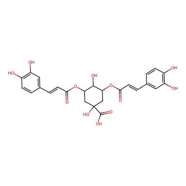 2D Structure of Dicaffeoyl quinic acid