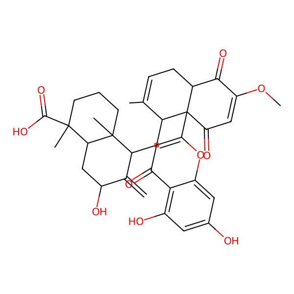 2D Structure of Dichrostachine E