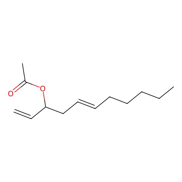 2D Structure of [(3S,5Z)-undeca-1,5-dien-3-yl] acetate