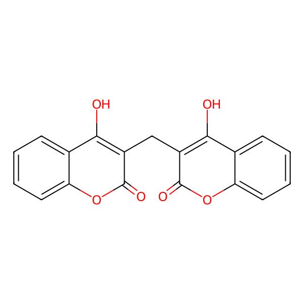 2D Structure of Dicumarol 2D Structure of Dicumarol