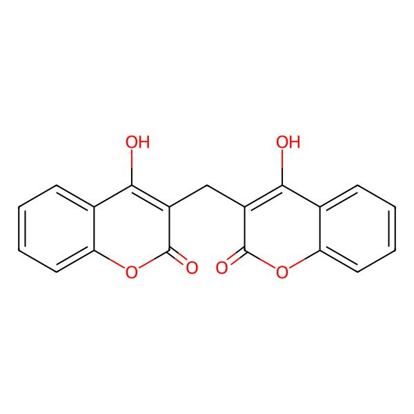 2D Structure of Dicumarol