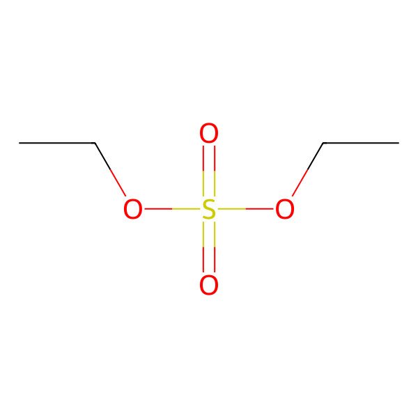 2D Structure of Diethyl Sulfate