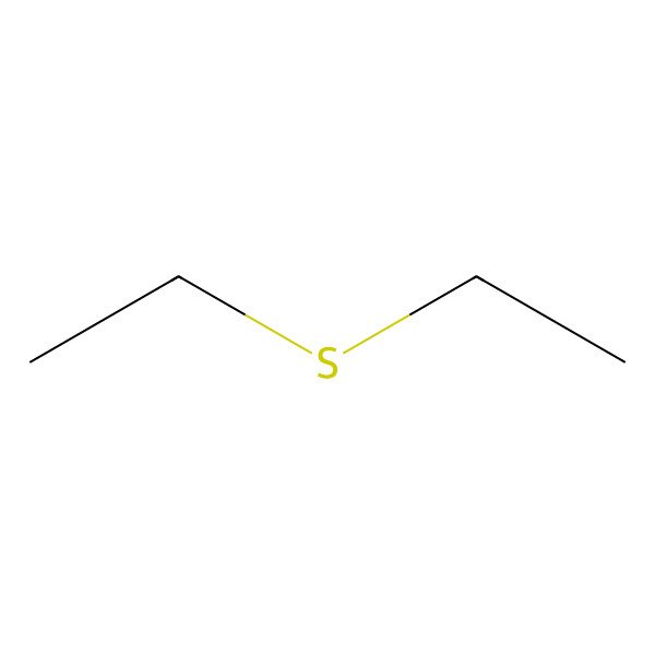 2D Structure of Diethyl sulfide