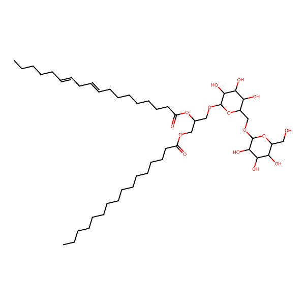 2D Structure of Digalactosyldiacylglycerol