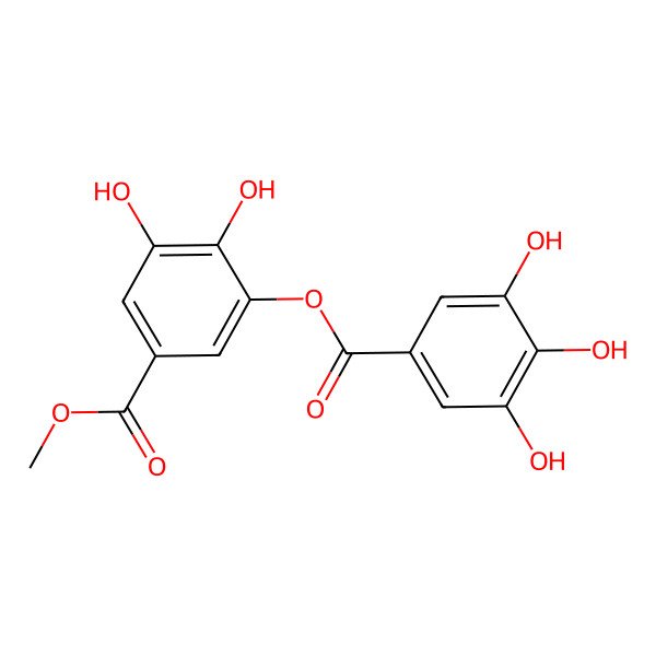 2D Structure of Digallic acid methyl
