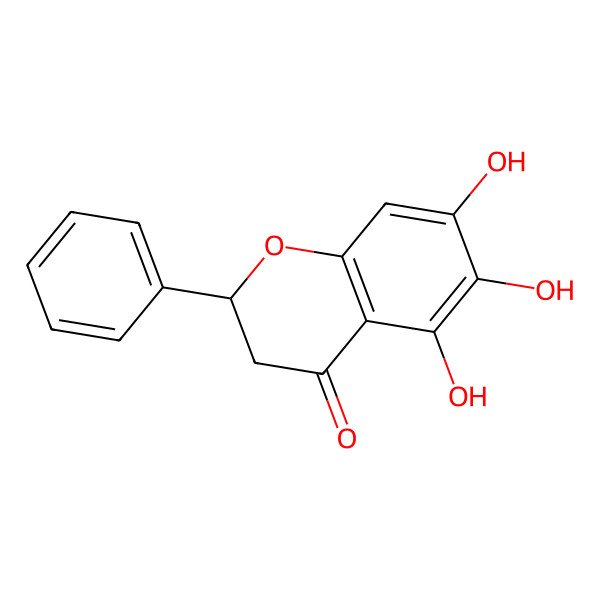 2D Structure of Dihydrobaicalein