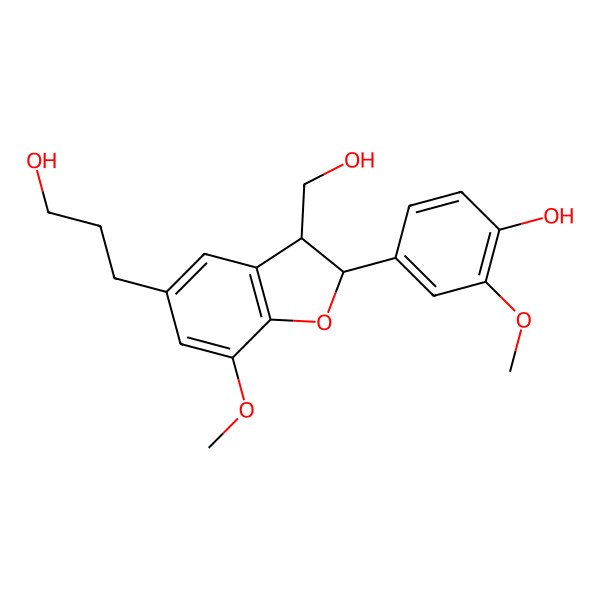 2D Structure of Dihydrodehydroconiferyl alcohol, (7R,8S)-(-)- 2D Structure of Dihydrodehydroconiferyl alcohol, (7R,8S)-(-)-