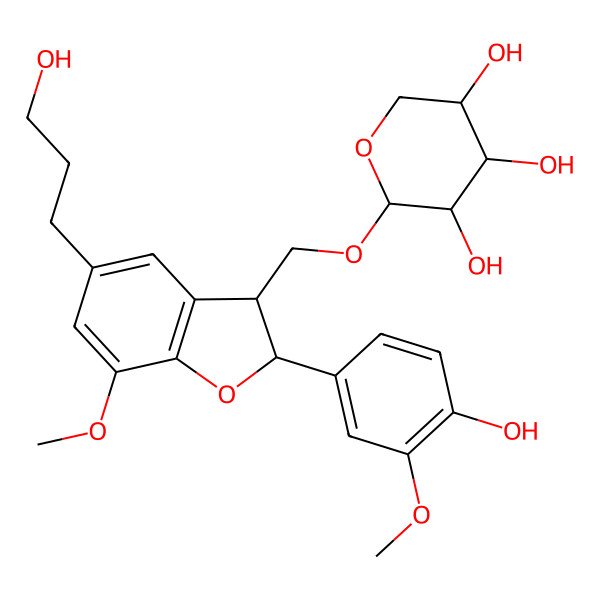 2D Structure of Dihydrodehydrodiconiferyl Alcohol Beta-D-Xylopyranoside