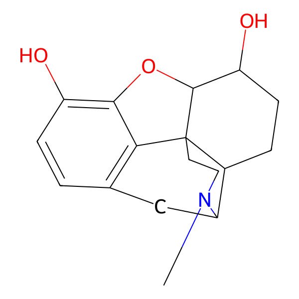 2D Structure of Dihydromorphine