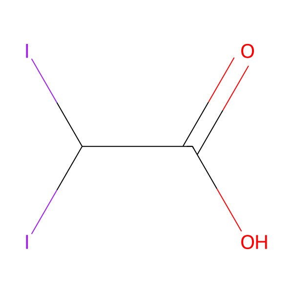 2D Structure of Diiodoacetic acid 2D Structure of Diiodoacetic acid