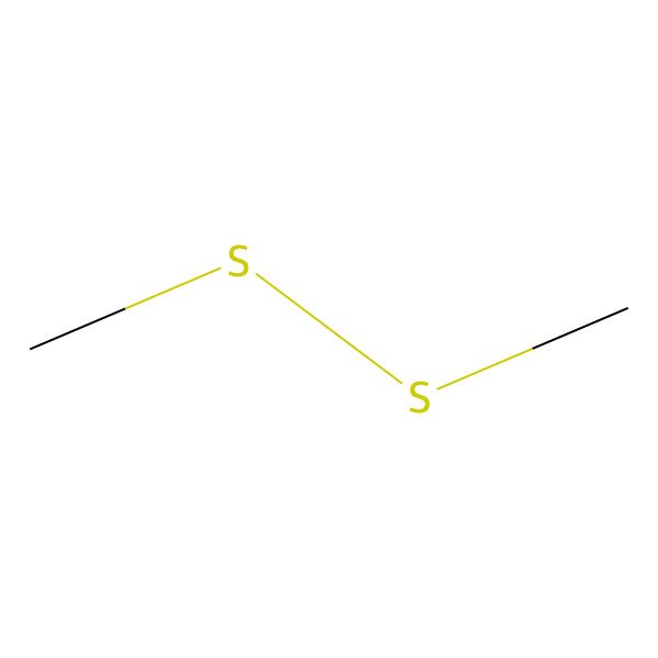 2D Structure of Dimethyl Disulfide