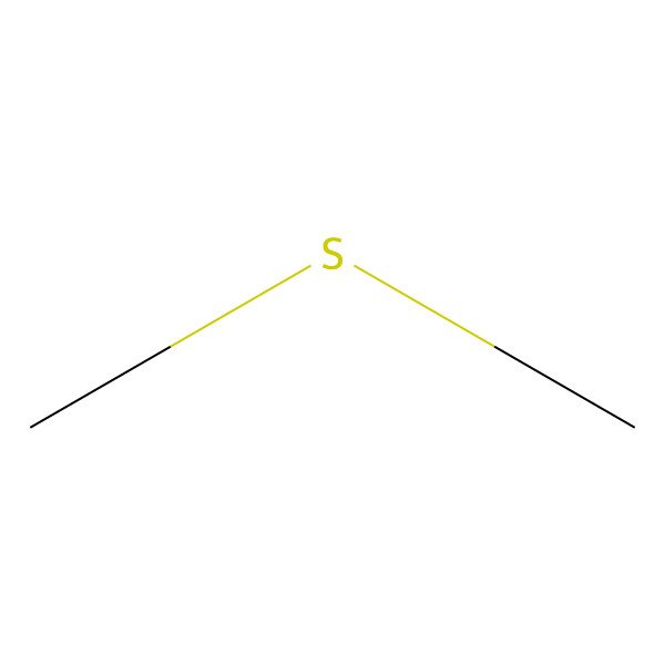 2D Structure of Dimethyl sulfide
