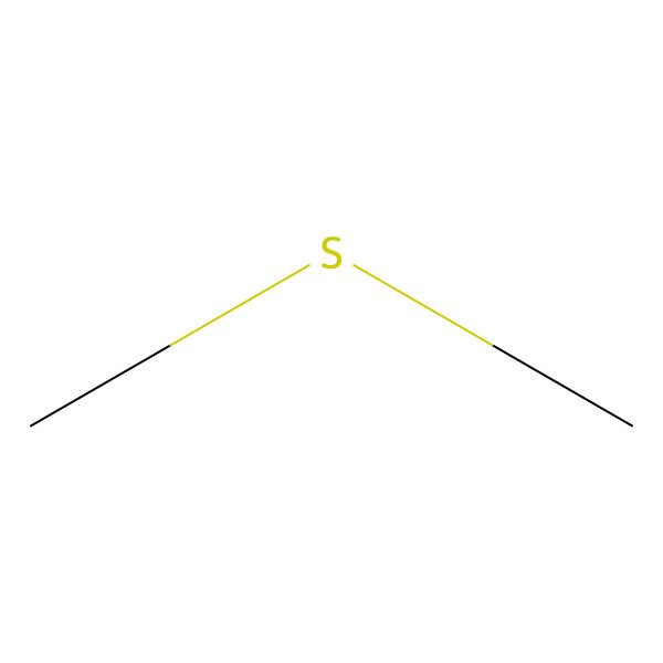 2D Structure of Dimethyl sulfide