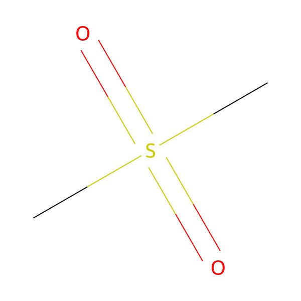 2D Structure of Dimethyl sulfone