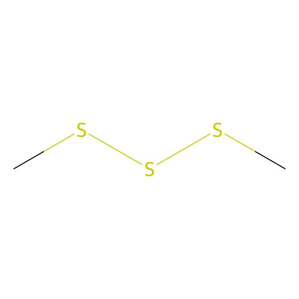 2D Structure of Dimethyl trisulfide