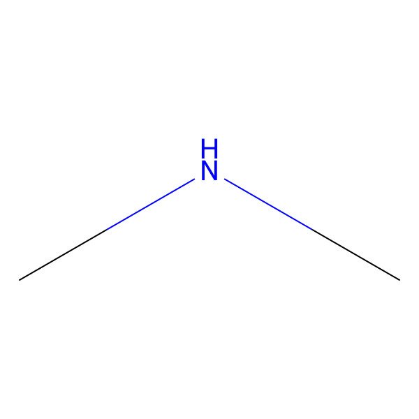 2D Structure of Dimethylamine