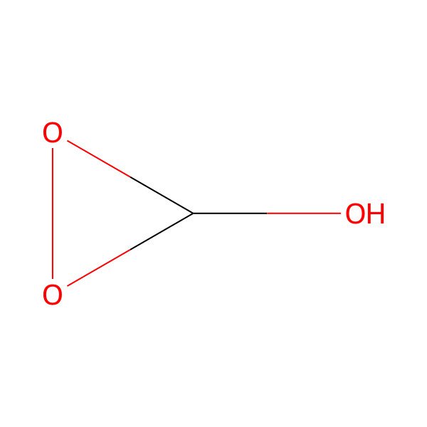 2D Structure of Dioxirane-3-ol