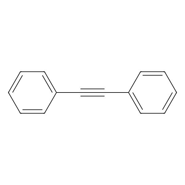 2D Structure of Diphenylacetylene