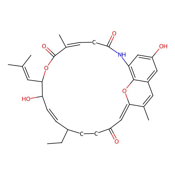 2D Structure of Divergolide B