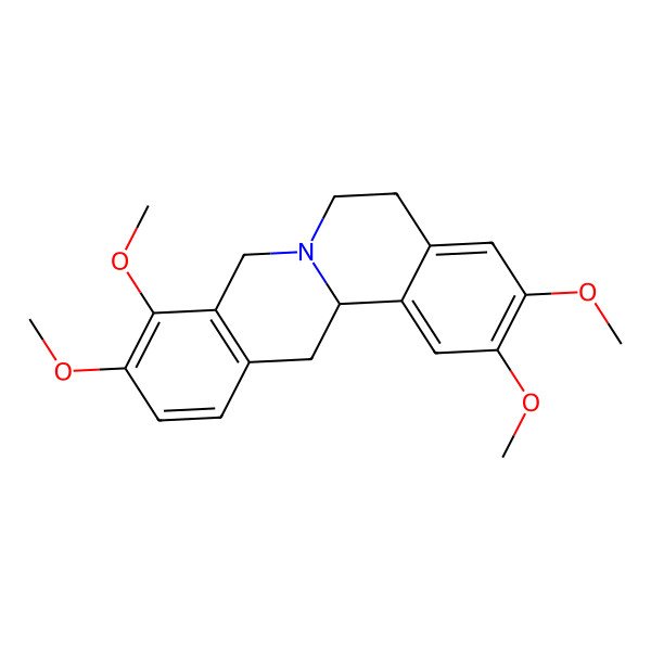 2D Structure of DL-Tetrahydropalmatine