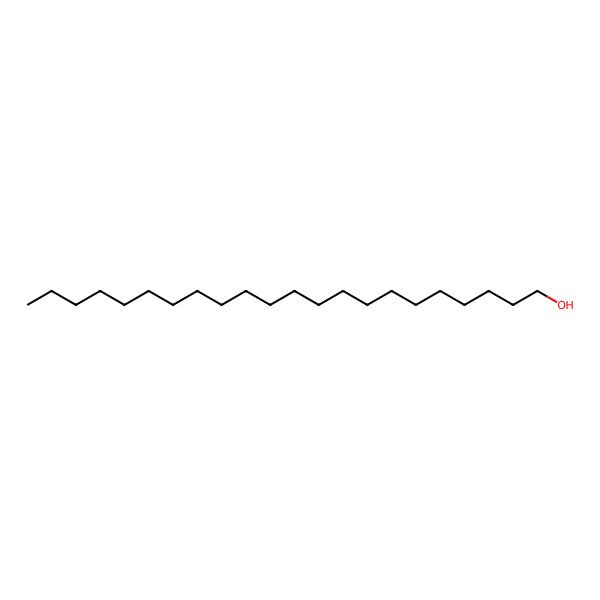 2D Structure of Docosanol