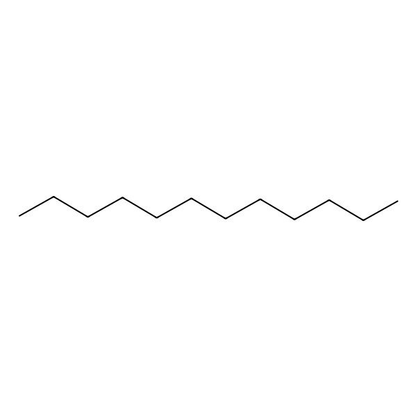 2D Structure of Dodecane